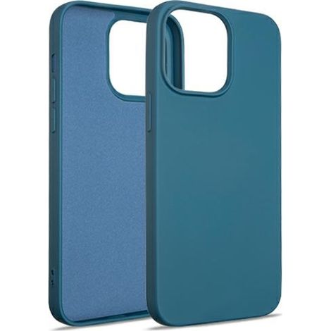 Funda de silicona Beline para iPhone 14 Pro Max 6,7 azul/azul