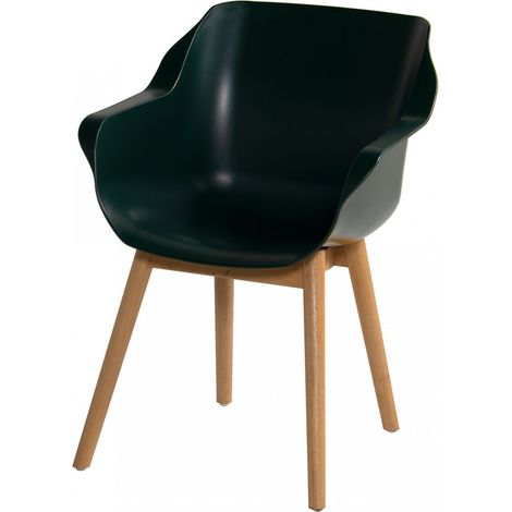 Hartman Sophie Teak Dining Stuhl dunkelgrün (1/5)