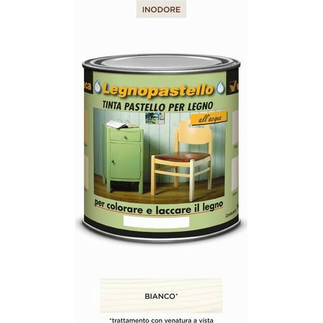 Legnopastello tinta ml 250 bianco - veleca (1/2)