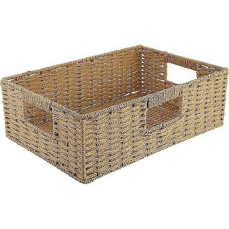 Conteneur de rangement en rotin pour le rangement