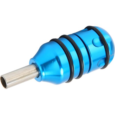 Poignée de Tatouage 24mm Auto-bloquante Bleue en Alliage d'Aluminium Anodisé - Accessoire Machine à Tatouer (1/5)