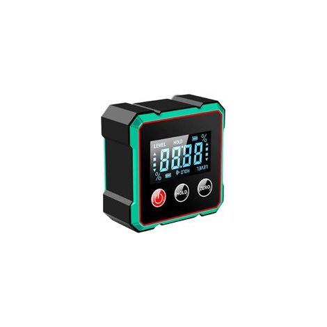 Cube inclinomètre - Jauge d'angle numérique, outil de niveau électronique  Protracteur de mesure de menuiserie, outil de recherche de précision, jauge d'angle pour la constr