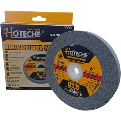 Disco Mola Pietra Abrasiva 150x32x16 mm Grana 80 Smerigliatrice 550922