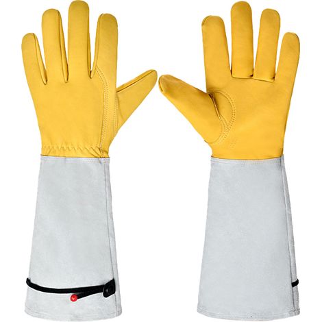 Gants de jardinage pour femmes/hommes, gants longs anti-épines pour la taille des rosiers
