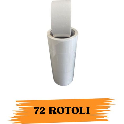 Nastro Adesivo Imballaggio Colorato Bianco 48mmx66m 72 Rotoli Scotch EcoPrice®