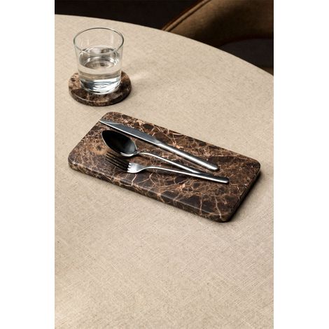 Table rectangulaire de service 40x20 cm en marbre Zairex SKLUM