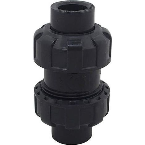 BelleRise - Clapet Anti-Retour à Boule - Diamètres 20/25/32/40/50/63mm - Clapet Piscine - Soupape Anti-Retour - PVC (1/5)
