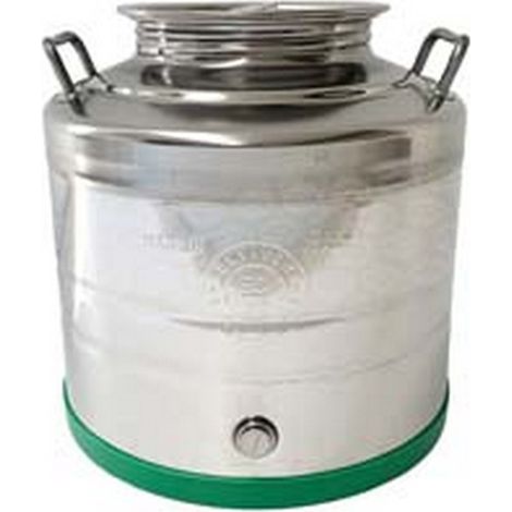 1PZ FUSTO INOX PER OLIO SALDATO LT.30