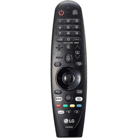 Télécommande LG Magic Remote compatible avec de nombreux modèles LG, touches d'accès rapide pour Netflix et Prime Video