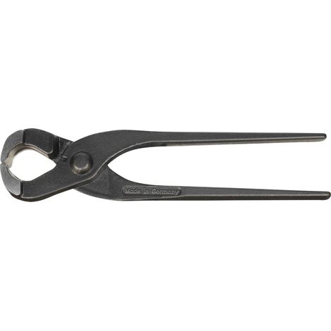 VBW Töpfer- oder Ziegelkneifzange L.200mm Kopf poliert Griffe schwarz atramentiert