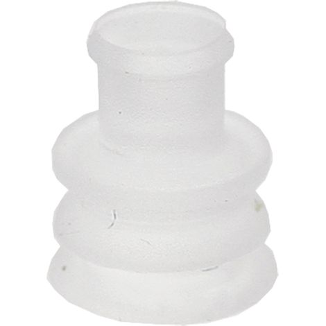 Tappo di tenuta trasparente MVQ fi 5.4-5.6mm L=7.8mm