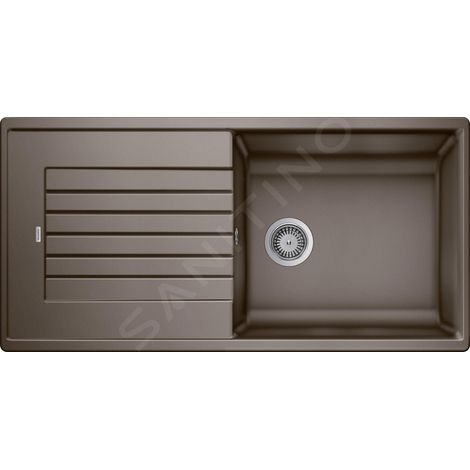 Blanco Zia XL 6 - Évier en silgranite, 1000x500 mm, avec commande de vidage, café 517567 (1/3)