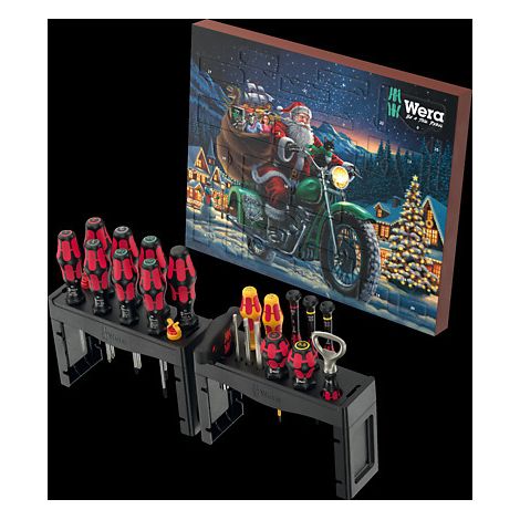Calendario de adviento 2025 WERA 05136610001 (28 piezas)