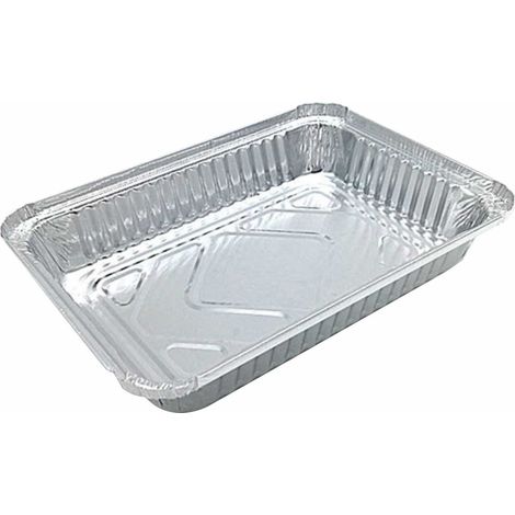 Plats en aluminium jetables BBQ Plat à graisse Plateau de collecte 50 pièces (1/5)
