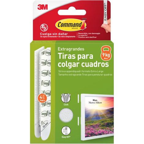 3m tiras command colgar cuadros blanca 9 k 17217fesip 7100337126