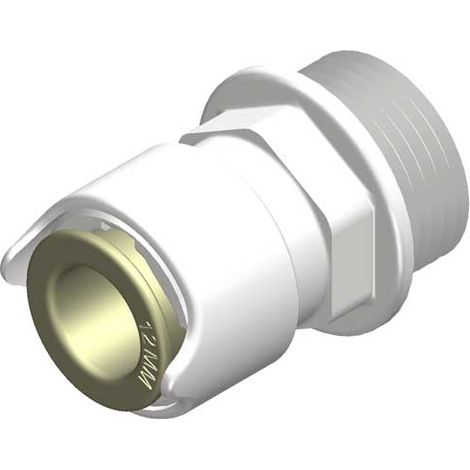 Whale 1/2" BSP-männlicher Geradeadapter für 12-mm-Röhren-Wohnmobil, Campervan, Vanlife