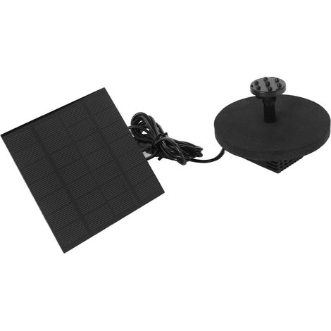 Pompe à eau solaire submersible pour fontaine extérieure, idéale pour bassin, étang ou piscine de jardin. Hauteur de refoulement : 120 cm. (1/5)