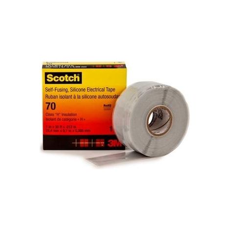 Scotch 3M Cinta Aislante de Silicona 25 mm x 9 m Gris claro