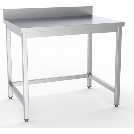Plan travail dessous ouvert 800x600 mm - Combisteel (1/2)