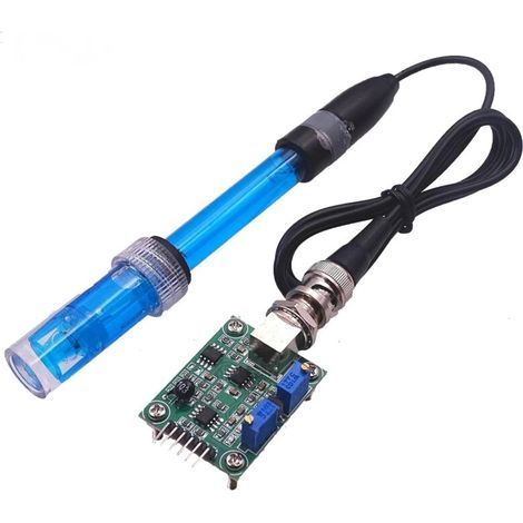 BNC-pH-Sonde für die Schwimmbadwasseranalyse – pH-Messbereich 0–14 – 300 cm Kabel – BNC-Anschluss für pH-Messgerät (1/5)