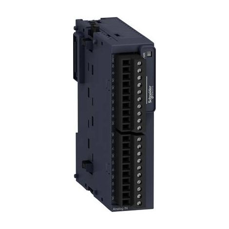Modicon TM3, module 4 entrées température, sonde ou -10-0-10V, 0/4-20mA, à vis - TM3TI4 (1/2)