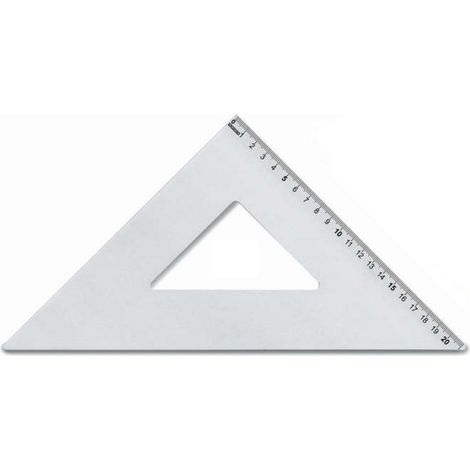 SQUADRA ALLUMINIO PROFIL 45°CM 25 (1/2)