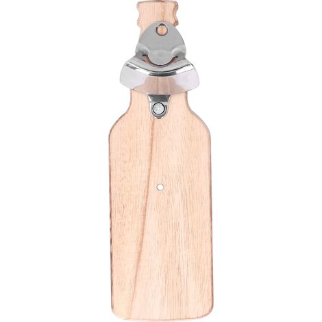 Ouvre-bouteille magnétique mural en bois pour réfrigérateur, accessoire bar et décoration maison