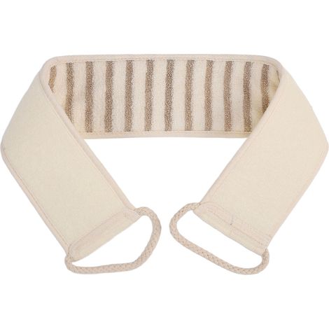 Lot de 2 gants de toilette exfoliants homme femme, brosse de douche corps nettoyant en profondeur, accessoire de salle de bain pour gommage maison (1/5)