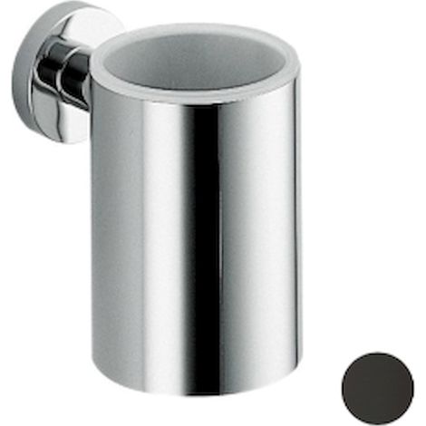 COLOMBO DESIGN Plus porta bicchiere parete inamovibile grafite codice prod: W49020GL (1/2)