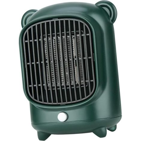 Radiateur soufflant Aiperq 500W, 2 modes, protection surchauffe/inclinaison. Compact pour salle de bain et bureau. (1/5)