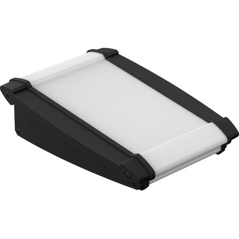 Bopla ATPH 1850-0100 ALU-TOPLINESET Boîtier pupitre (L x l x H) 82 x 200 x 32 mm aluminium, ABS naturel, noir (RAL 900 (1/3)