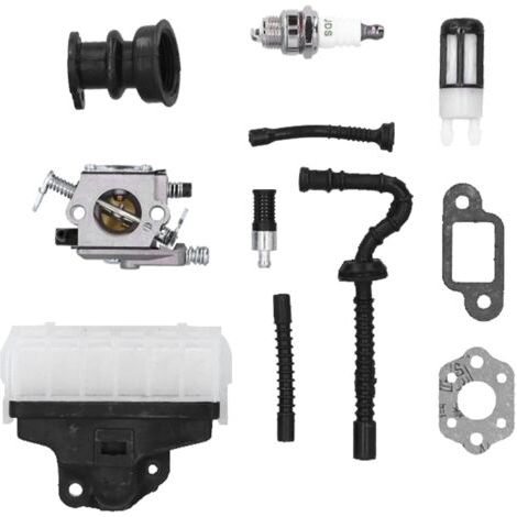 Motorcycle carburetor kit including carburetor, air filter and fuel filter for 021, 023, 025, MS210, MS230, MS250, 250, 1123, 120, 0605, 1123, 160 and 1650 (1/4)