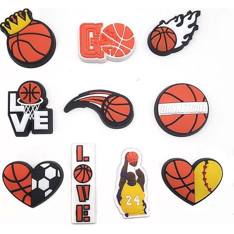 10 Pices De Basket-ball Srie Trou Chaussures Chaussures Fleurs (1/5)