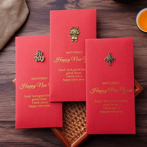 30pcs 2024 New Year Creative Dragon Money Bag Chinese Style Spring Festival Red Packet (1/5)