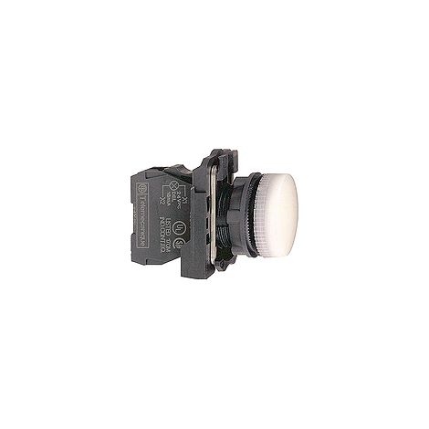 Harmony voyant rond Ø22 - IP66 - blanc - LED intégrée - 240 V  - XB5AVM1 (1/3)