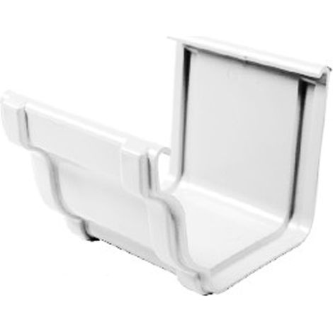 Jonction longue BI-SYSTEM PVC BEST carrée - blanc - First Plast