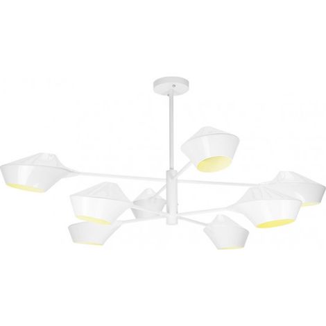 AKUNADECOR Lampada bianca 8 Luci Modello Pechino