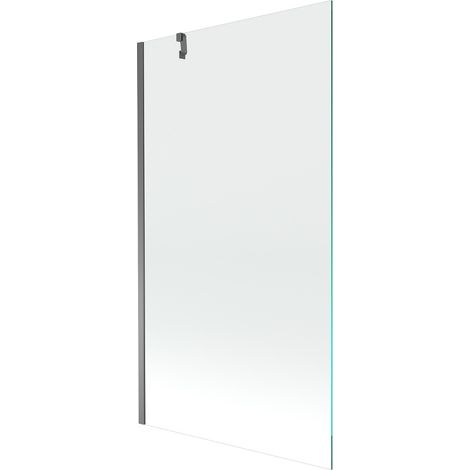Mexen Next Badewannenfaltwand 1-flügelig 100 x 150 cm, transparent, Gunmetal - 895-100-000-00-00-95 (1/5)
