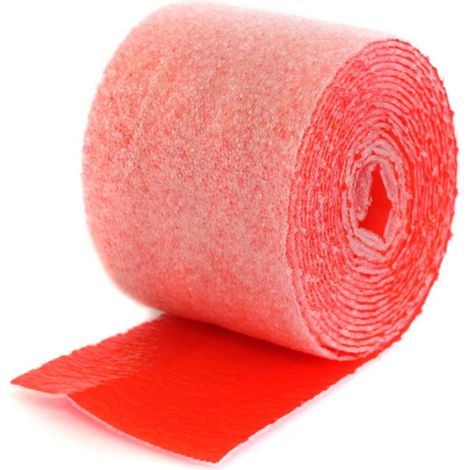 Kabelwickelband, 70mm, rot, PE-Schutzfolie, hitzebeständig (1/2)