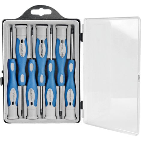 Jeu de 7 tournevis haute précision - 4 plats et 3 Philips (1/2)
