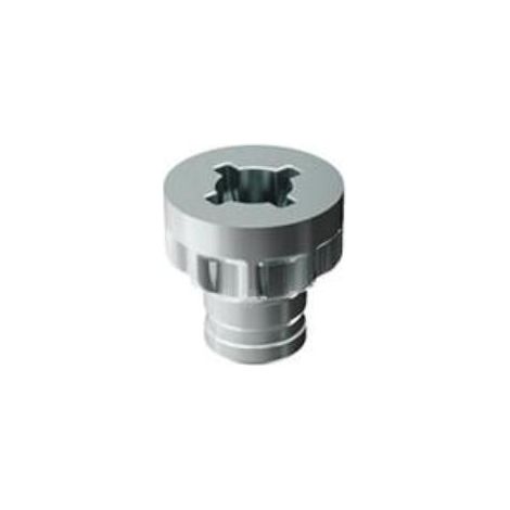 tornillo embellecedor target j12. hierro. zincado - italiana ferramenta espesor 18 ( color:000000 2000)