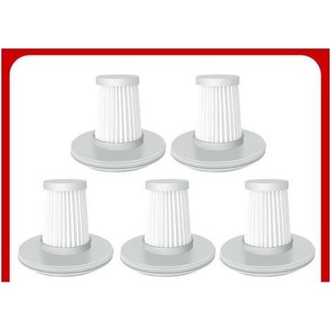 pair 5 pièces filtre HEPA pour Xiaomi Mijia Handy Home Car Mini aspirateur sans fil (1/4)