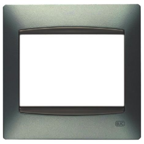 Marco 1 elemento GRIS SOMBRA con embellecedor BJC Coral 21211-GS