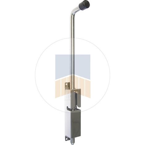 Portac – Verrou baïonnette inox 340 mm – Course 35 mm – 4 points de fixation – Pour portail battant – Résistant à l'oxydation (1/2)