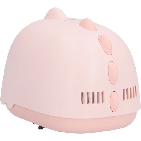 Mini aspirateur de bureau avec une forte puissance d'aspiration, deux vitesses réglables, une charge rapide et une portabilité (rose).