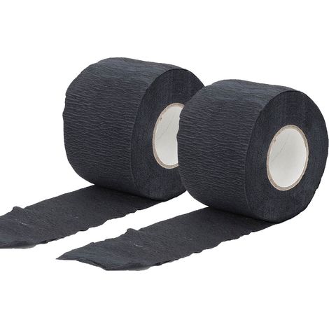 Bandes de cou jetables en papier extensible pour salons de coiffure professionnels