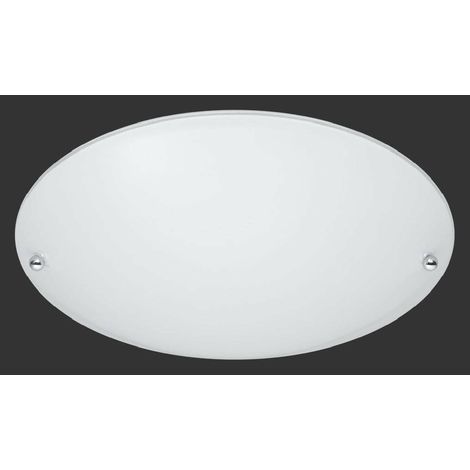 Plafoniera Interno Parete Soffitto 28W Vetro Satinato 25 cm Lana GD Trio (1/5)