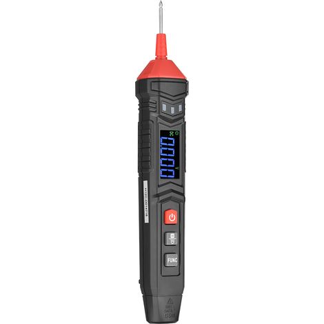HABOTEST HT121 Tragbares automatisches digitales Zangenmultimeter mit LCD-Display, 4000 Zählern, Voltmeter, Gleich-/Wechselspannungsprüfer, Widerstands-, Kapazitäts-, Frequenz-, Phasen- und Leitererke