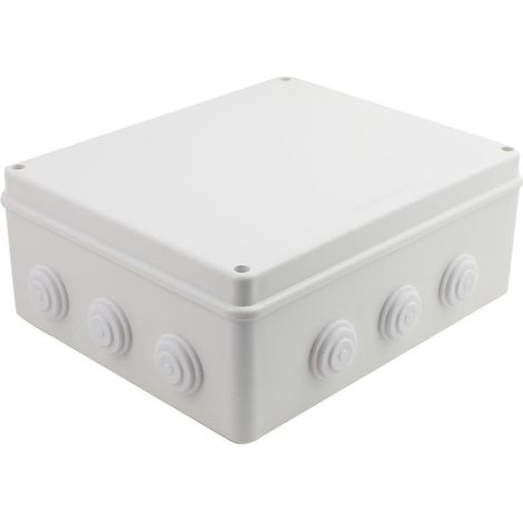 Graues ABS IP65-Gehäuse wasserdichte elektronische Anschlussdose 300x250x120mm (1/3)