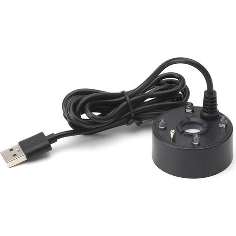 Ultrasonic Misting Misting LED Ultrasonic Atomizer Pond Fountain Mini USB LED Fish Tank Misting for Christmas Fountains Pond with Protection Against Lack of Water (1/5)